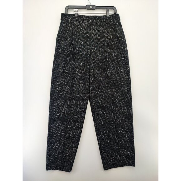 Spanx Women's Ponte Barrel Leg Black Pants Size L